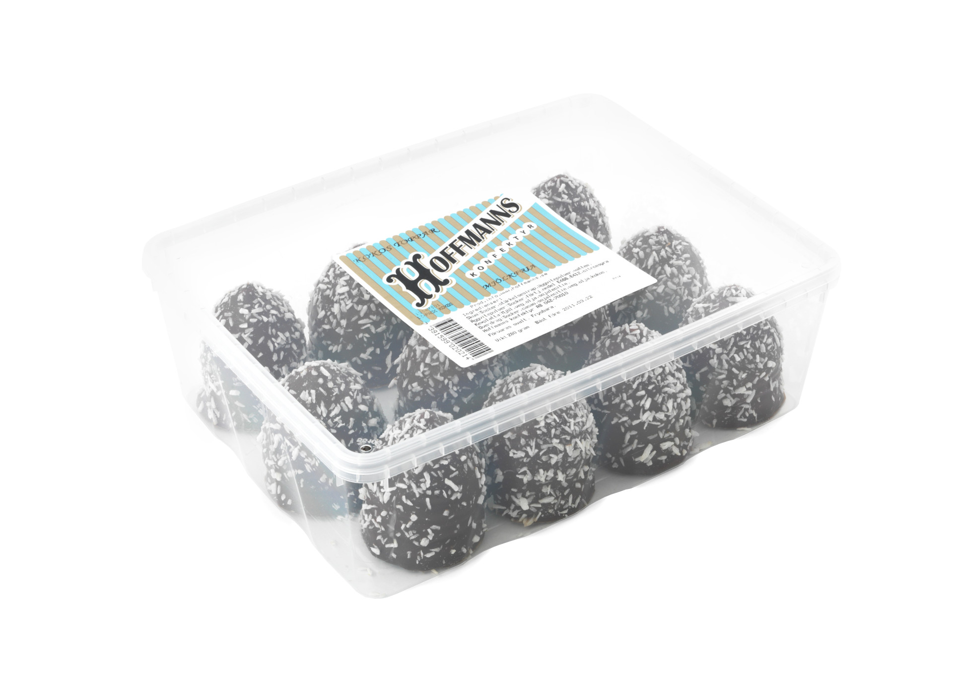 Hoffmanns Kokos & Chokladtoppar 260g - 2