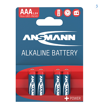 Batteri  AAA/LR03 1,5V  4-Pack