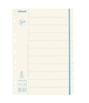 Pappregister JOPA A4 10 flik otr.