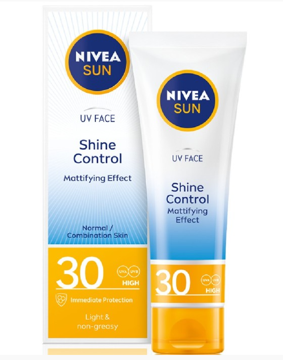 Nivea Sun Face Shine Control SPF30, 50 ml