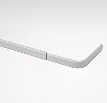 Reglerbar gardinstång inkl. väggfästen 9/65-110cm