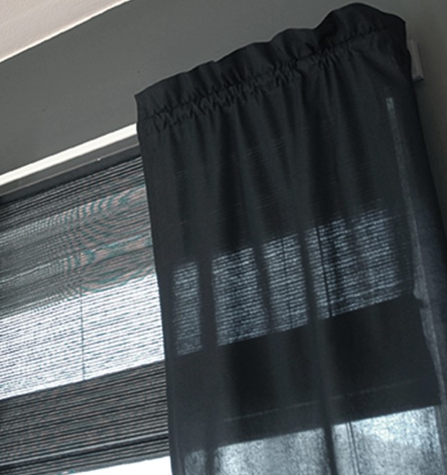 Reglerbar gardinstång inkl. väggfästen 9/65-110cm - 2