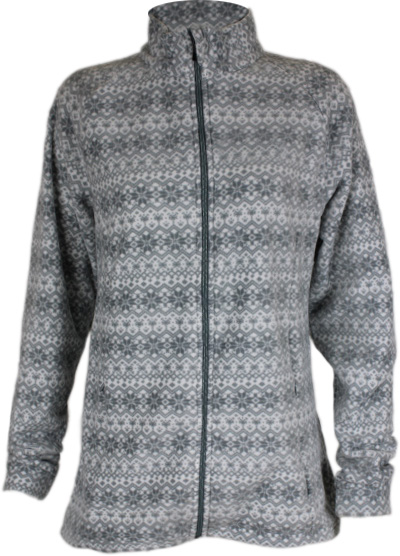 Jacka m fleece  grey comb