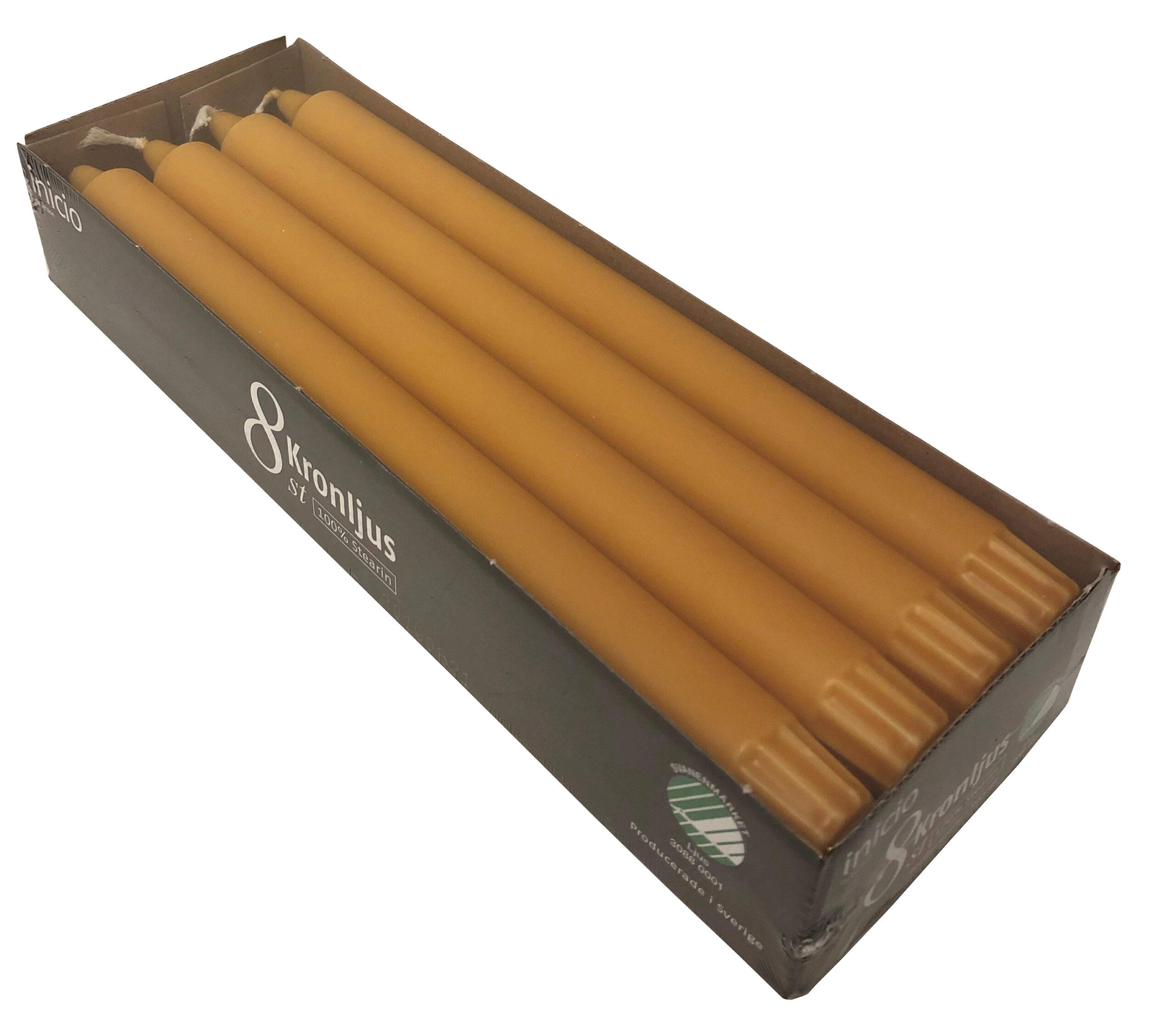 inicio Kronljus Lejon 100%stearin 28cm 8p 10h Svan