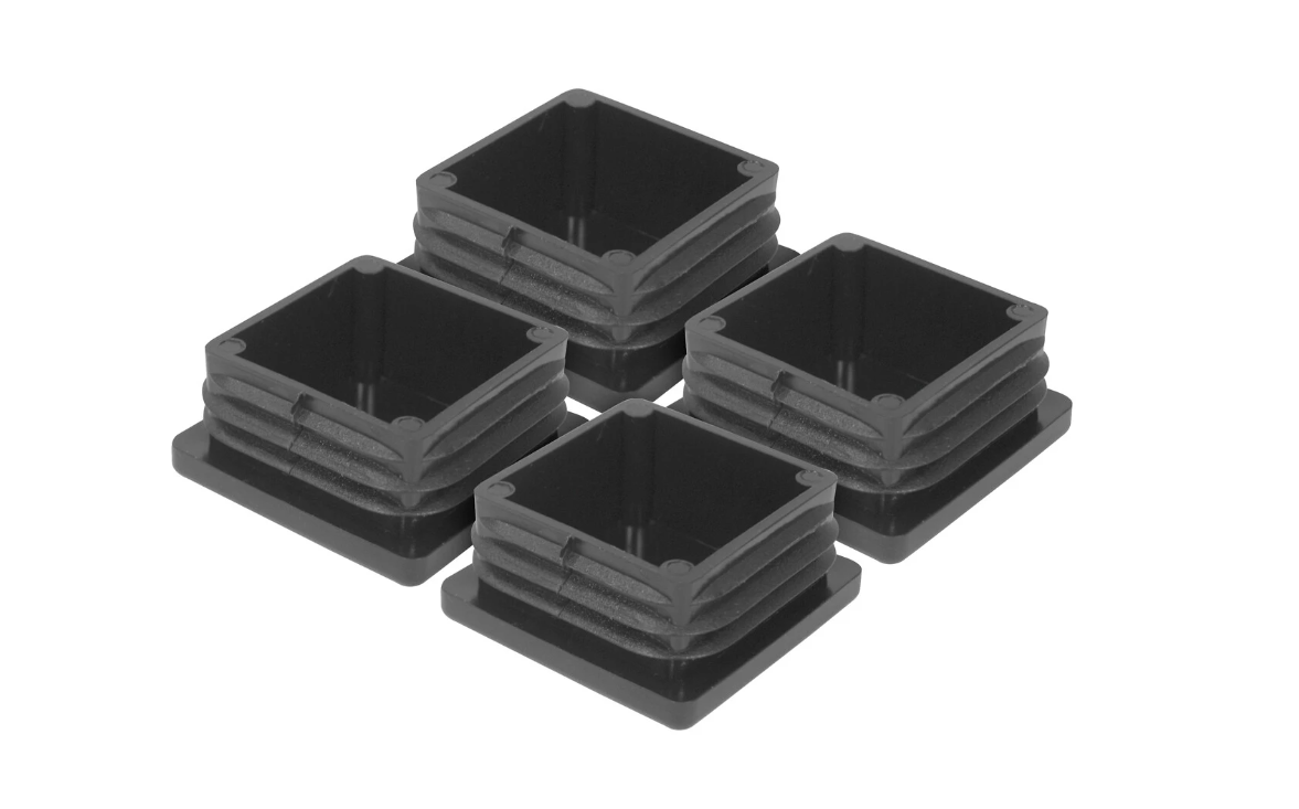 Rörplugg 40x40 svart 4st