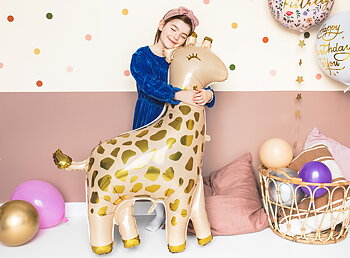 Folieballong Giraff