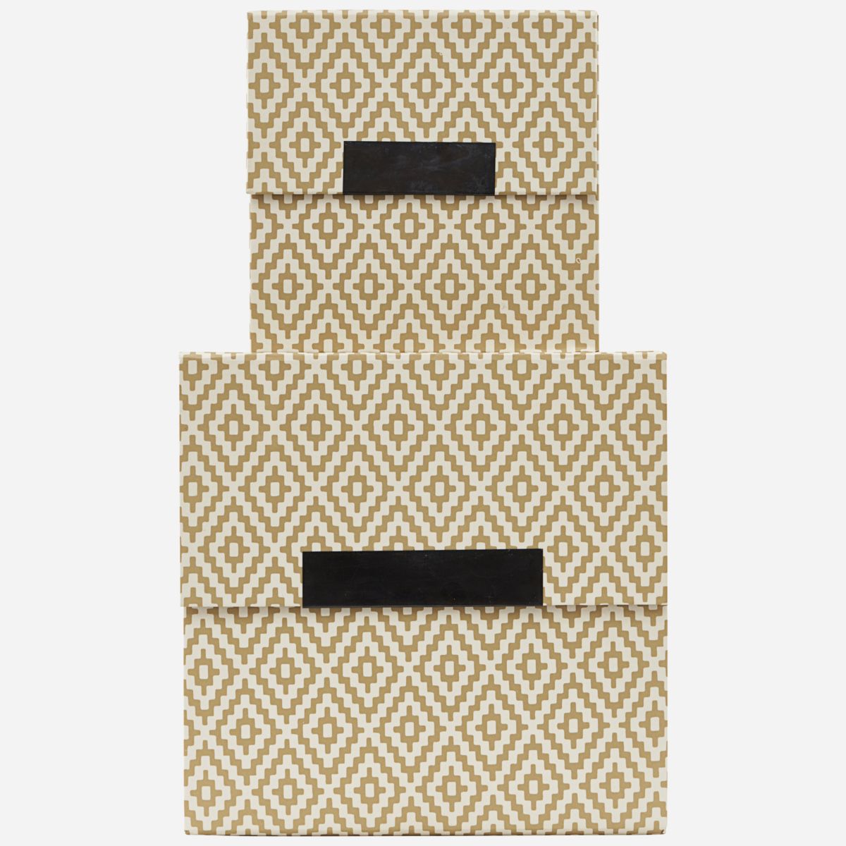 Storage w. lid, Rhomb, Beige House Doctor