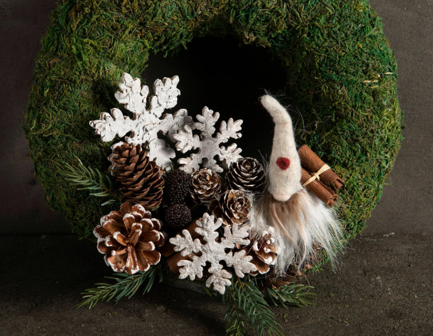 Näver Snöflinga Stick Vit - 3