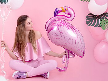 Folieballong Flamingo