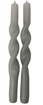 inicio Tvistade ljus Grå 28 cm 2 pack