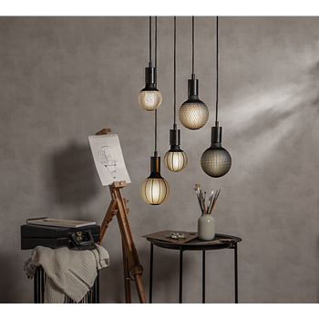 LED-LAMPA E27 G95 GRAPHIC