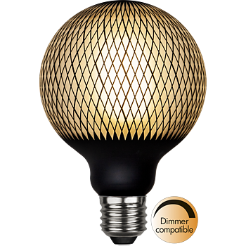 LED-LAMPA E27 G95 GRAPHIC
