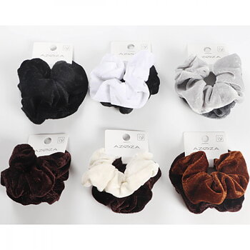 Hårband scrunchies 2 stycken