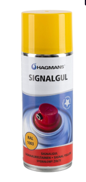 Sprayfärg Signalgul RAL 1003 Hagmans 400ml