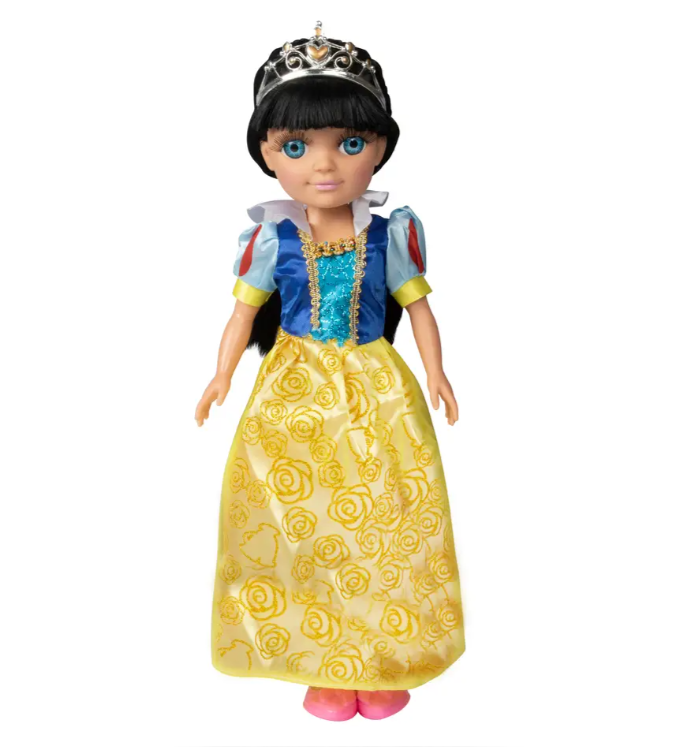 Prinsessdocka 38cm - svart hår - 4