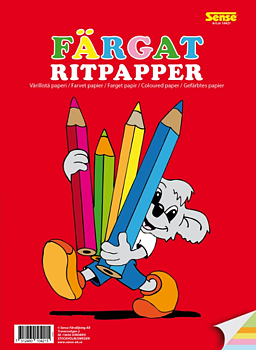 Färgat papper