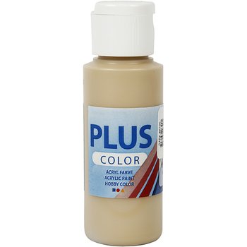 Plus Color Hobbyfärg, Dark Beige, 60 ml, 1 Flaska