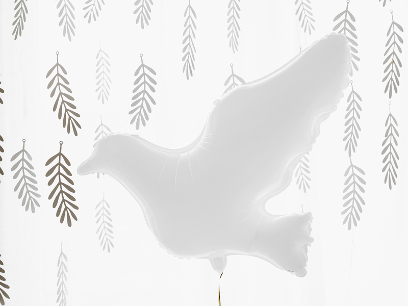 Folie Ballong  Duva, Vit, 77x66cm - 2