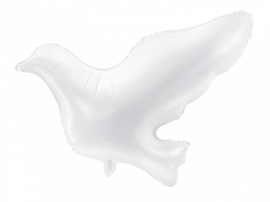 Folie Ballong  Duva, Vit, 77x66cm