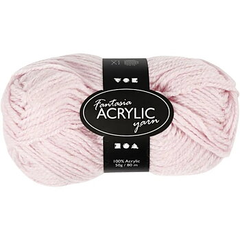 Fantasia Akrylgarn Rosa 50g 80m