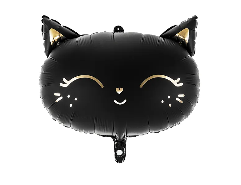 Folieballong  Svart Katt 48x36cm