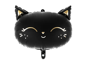Folieballong  Svart Katt 48x36cm