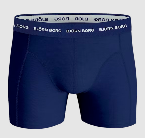 Cotton Stretch Boxer 5-pack blå - 7