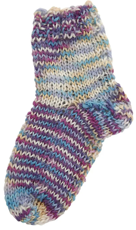 Strumpgarn Lila/pink Harmoni 50g 200m - 2
