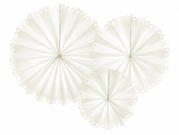 Dekorativa rosetter, off-white