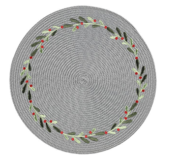 Bordstablett  Grå  Diameter:38cm