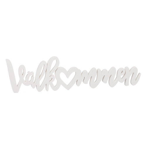 Väggord Välkommen