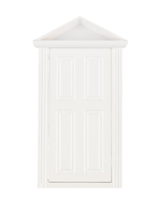 Tomtedörr, vit 18,5 cm