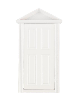 Tomtedörr, vit 18,5 cm