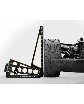 Ultra camber gaurge for 1/8th black golden
