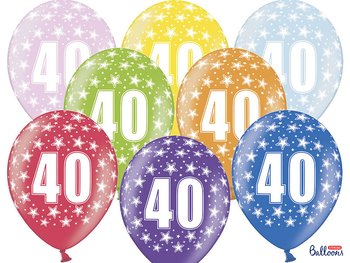 Ballonger 30cm, 40 år , Metallic Mix