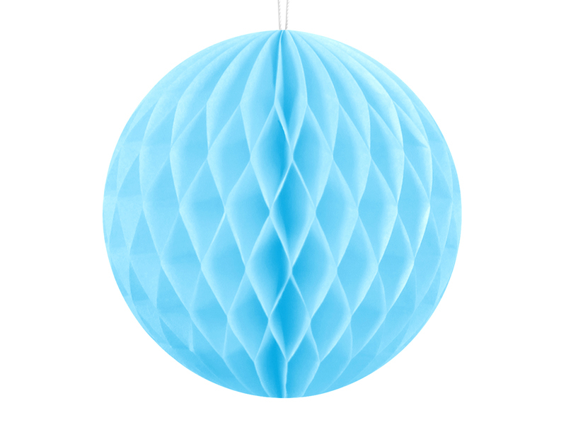 Honeycomb Ball, himmelsblå, 10cm