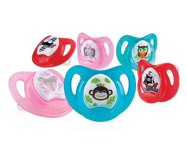 Nuby Soother Silicone classic orthodontic 2-p - 6-36m