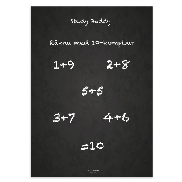 Poster 30x40 Frank & Poppy 10-Kompisar