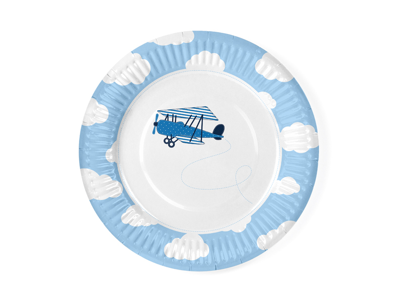 Papptallrik Little Plane, 18cm