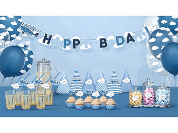 Party hattar Little Plane mix, 16cm