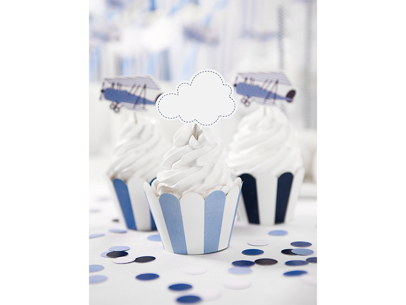 Little Plane Cupcake Toppers, 10cm - 2