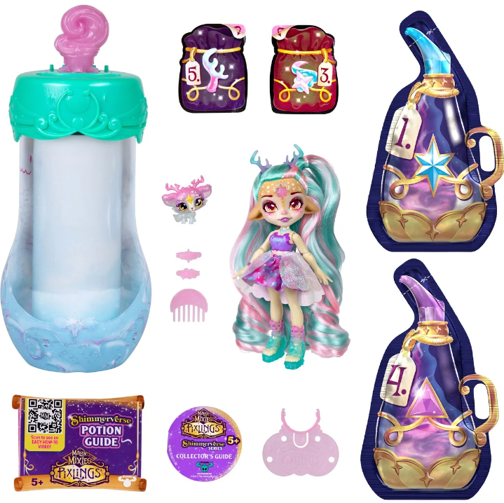 Magic Mixies Pixlings Galaxy Hair Lekset Deerlee - 2