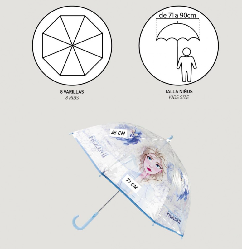 FROZEN - paraply - 3