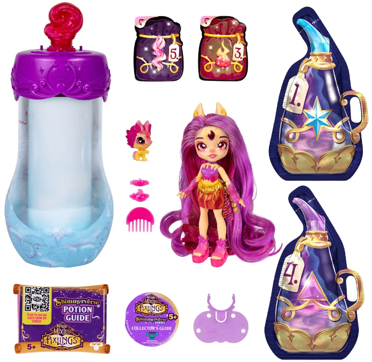 Magic Mixies Pixlings Galaxy Hair Doll Single Pk Pippa - 2