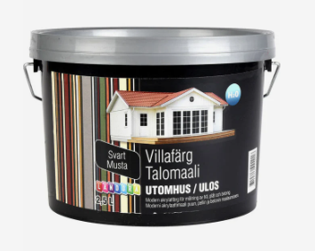 Villafärg Landora halvblank, Faluröd 0,75lit