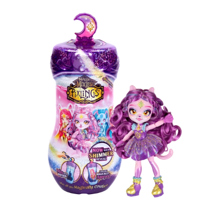 Magic Mixies Pixlings Doll Single Pk Catlyn - 3