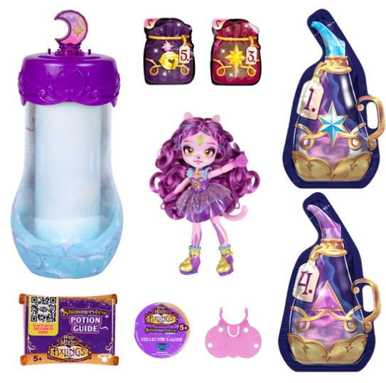 Magic Mixies Pixlings Doll Single Pk Catlyn - 2