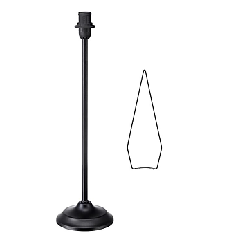 Lampfot Svart
