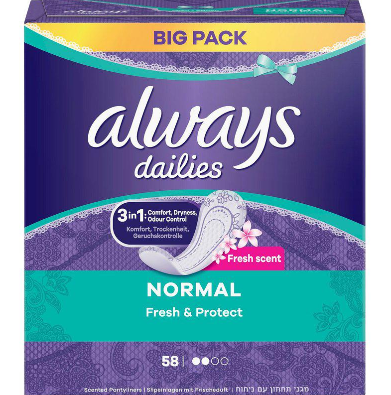 Always trosskydd Fresh Normal 58st