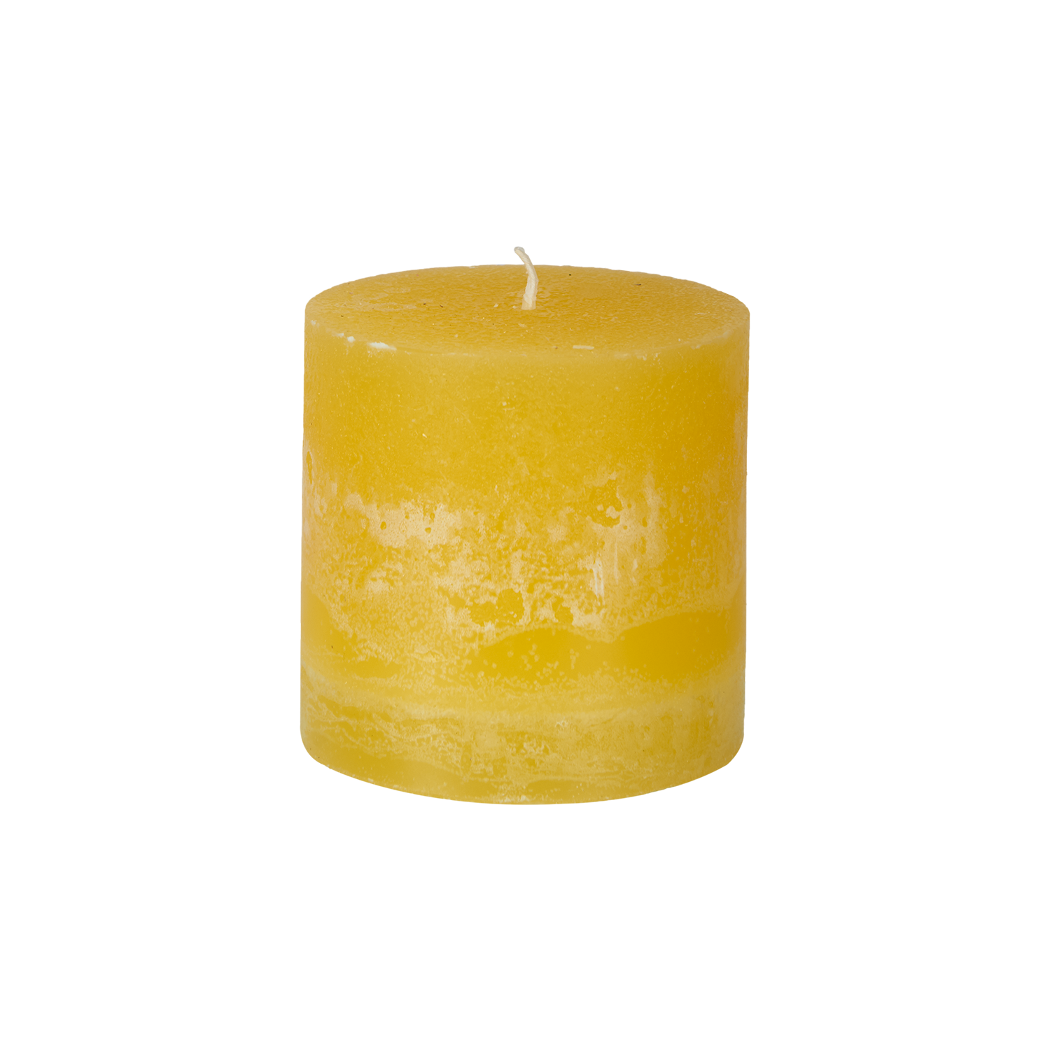 Blockljus, Ljusgul Ø10xH15 cm